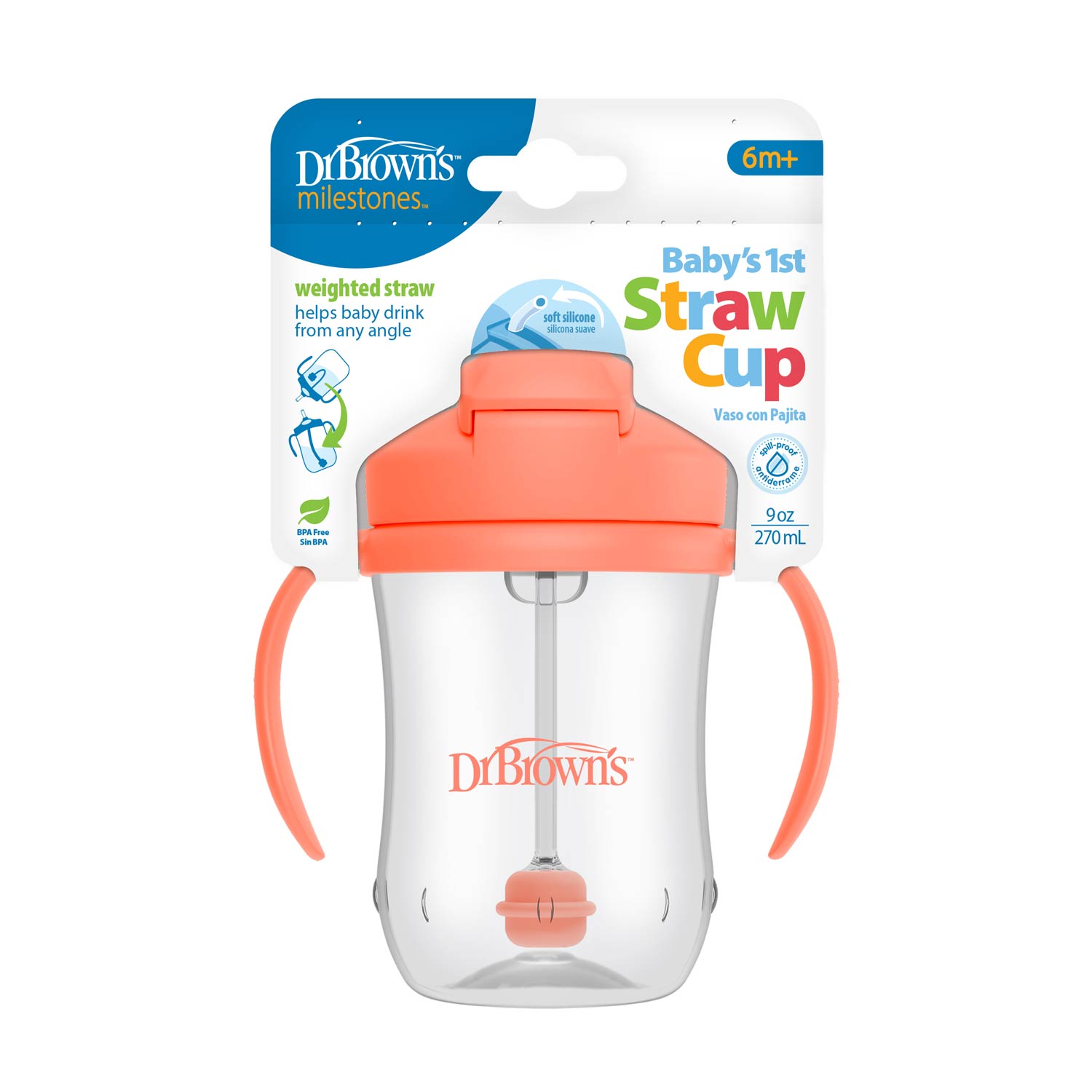 Dr. Brown’s™ Milestones™ Baby’s First Straw Cup