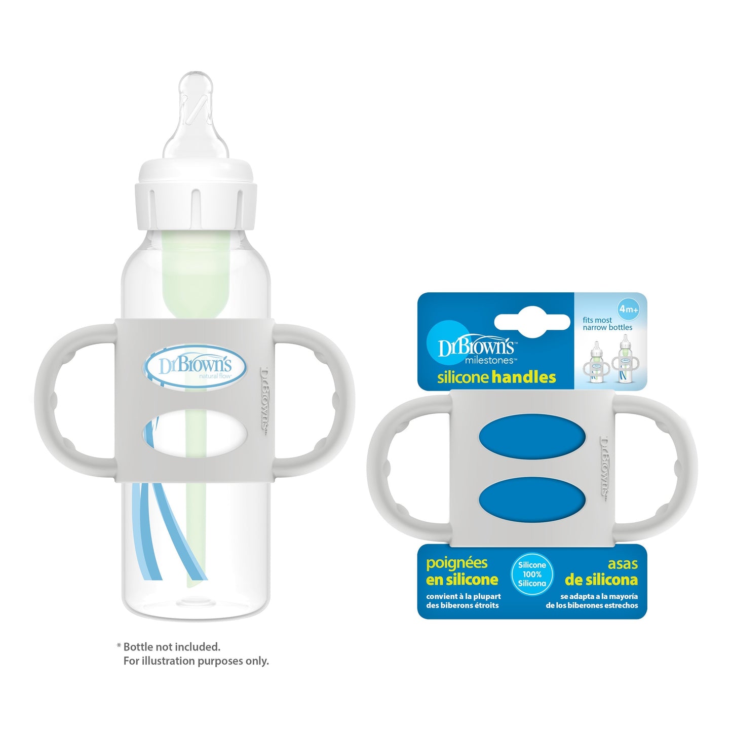 Dr. Brown’s® Milestones™ Narrow Silicone Handles