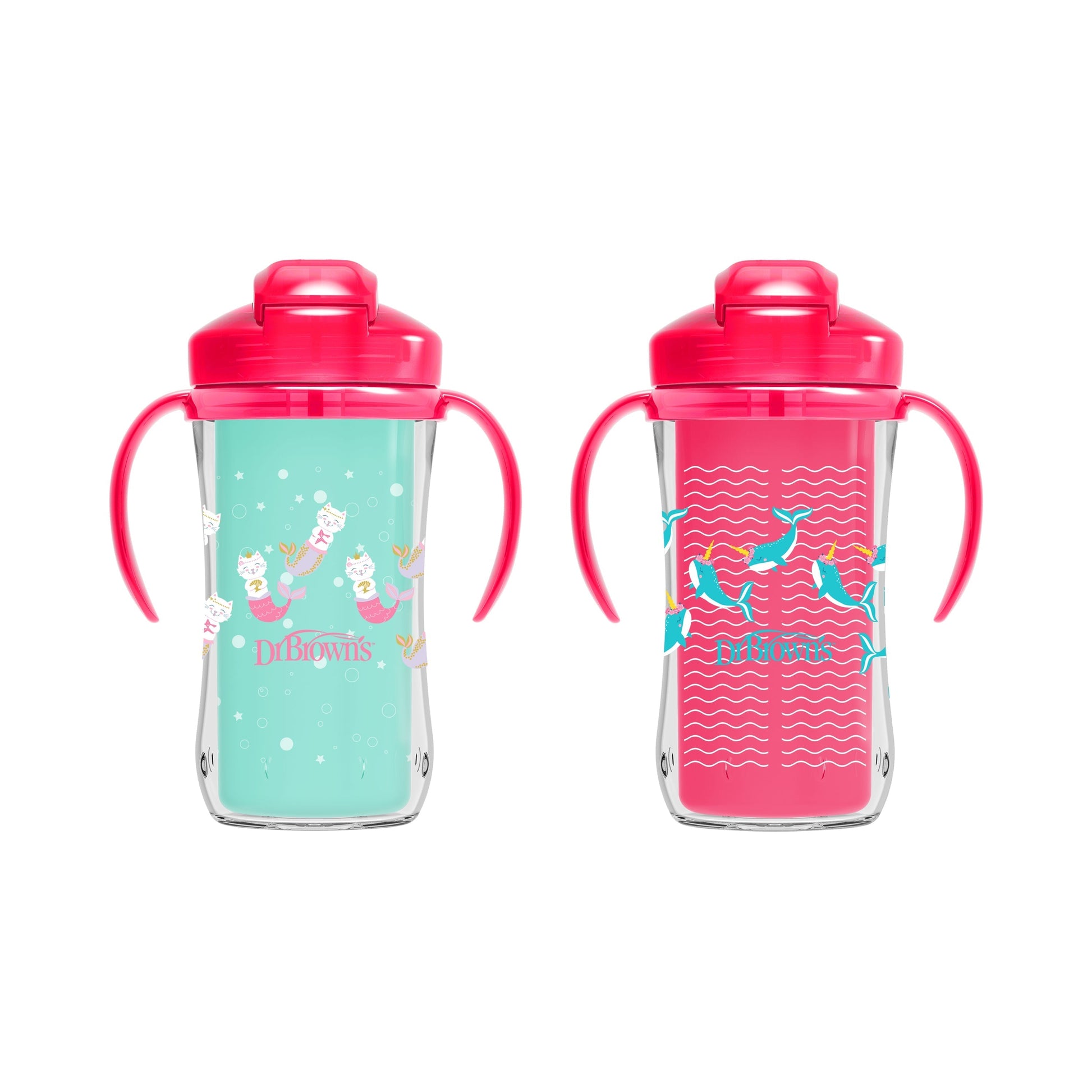 Dr. Brown’s Milestones™ Insulated Straw Cup, 2-Pack
